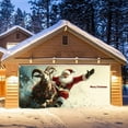 thumbnail image 5 of Riforla Holiday Cheer Garage Festive Christmas Banner with Bright Colors Festive Design Perfect for Auto Enthusiasts Home Garages Easy Hanging Durable Material Flags Banners Accessories A, 5 of 5