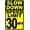 A 1pcs, variant on Slow Down Speed Limit 30 MPH Sign. 8" x 12" Metal. Prevent Speeding
