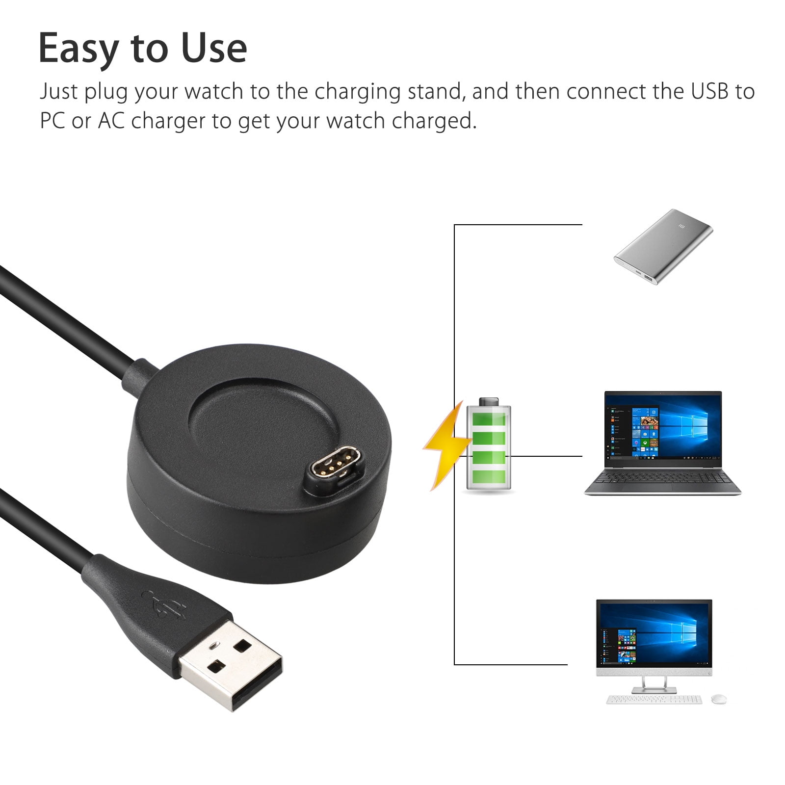 garmin vivoactive 3 charger walmart