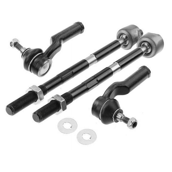 Tie Rod End Kit 4 - Compatible with 2012 - 2018 Ford Focus 2013 2014 2015 2016 2017