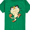 thumbnail image 3 of Pokémon - Meowth Mischevious Laugh - Youth Short Sleeve Graphic T- Shirt, 3 of 5