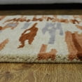 thumbnail image 4 of Rugsotic Carpets Hand Tufted Wool Eco-Friendly Area Rugs - 2'6''x10', Runner, Multicolor, Modern Contemporary Design, High Pile Handmade Anti Skid Rugs for Living Room, Bed Room (K00S14), 4 of 9