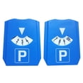 thumbnail image 1 of OUNONA 2Pack Snow Remover Ice Scraper Blue Plastic Snow Removal Equipment Winter Driving, 1 of 8