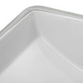 thumbnail image 5 of Lordear  21'' Undermount Vessel Sink Rectangle Porcelain Ceramic Lavatory Bathroom Sink (21 Inch), 5 of 5
