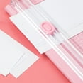 thumbnail image 3 of BLEEUS A4 Bidirectional Cutting Paper Cutter with Pull-out Ruler Photo Trimmers (Pink)Student Supplies, 3 of 9