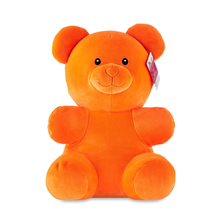 Valentine's Day 16 Orange Gummy Bear Child's Plush Toy by Way To Celebrate