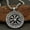 Silver, variant on Mens Vintage Norse Viking Rune Vegvisir Compass Pendant Protection Necklace 24"-Silver