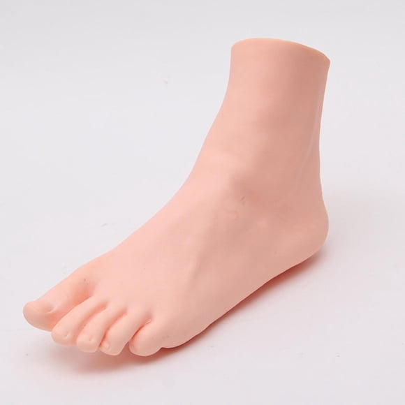 Zapatos de pie de maniquí femenino de tamaño natural suave Display Art Sketch Nail Cola pie de maniquí