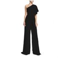 thumbnail image 1 of Mono de mujer con mangas abullonadas, pantalón de vestir, vestido de banquete informal, 1 of 6