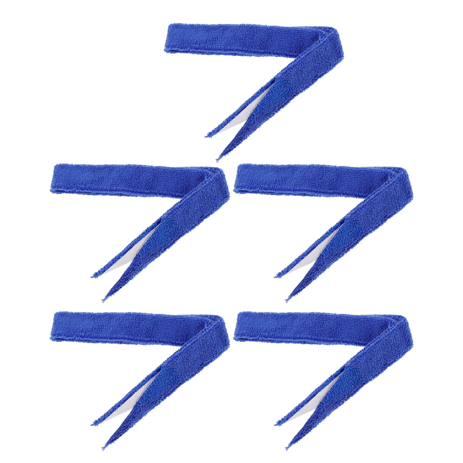 HONMEET Fishing Rod Straps Blue Fiber Anti-Slip Bands for Enhanced Grip and Comfort 5Pcs