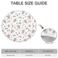 thumbnail image 6 of White Fairy Castle Pattern Round Fitted Tablecloth with Elastic Edge,Dining Table Cover Waterproof,Outdoor Round Tablecloth for Camping,Dining,Indoor and Outdoor, 6 of 7