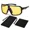 Black, variant on New Oversized HD Vision Sport Sunglasses Day Night Driving UV400 Glasses Eyewear
