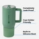 thumbnail image 2 of HydroJug Traveler - Botella de agua con asa y pajita abatible - Cabe en portavasos, vaso resistente a fugas, reutilizable, aislado, de acero inoxidable y base de goma - Regalos para mujeres y hombres, 2 of 4