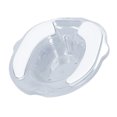 thumbnail image 1 of Bado de Asiento para asiento de Inodoro 15,7 x 15,7 x 5,5 Pulgadas Baño de Asiento Posparto Alivio del Perino Para Hemorroides Transparente Cuidado Posparto 2500 ml TPR COJÍNONO, 1 of 7