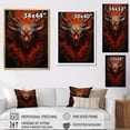 thumbnail image 4 of Designart "Fiery Flame Of Hindu Asura Demons" Hinduism Wall Art Prints, 4 of 7