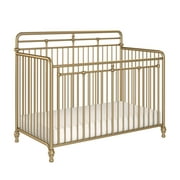 Little Seeds Monarch Hill Hawken Metal 3 in 1 Convertible Crib, Black