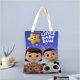 thumbnail image 2 of Little Baby Bum Bolso de tela con estampado de lienzo para mujer, bolsa de compras reutilizable y estética, con cremallera interior, regalo para mujer,38*45cm., 2 of 6