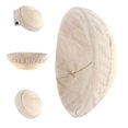 thumbnail image 4 of AMERTEER Bread Dough fermentation Bowl Shape Natural Rattan Basket With Removable Lining  10 Size - Oval 28*14*8cm, 4 of 6