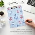 thumbnail image 5 of Coolnut Anchor Clipboard, Acrylic Standard A4 Letter Size Clip Board with Low Profile Clip for Office, Classroom, Doctor, Nurse and Teacher, 12.5"x9", 5 of 7