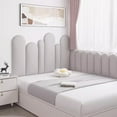 thumbnail image 7 of 3D Anti-Collision Wall Padding, Peel and Stick Upholstered Wall Panels, Queen Headboard, Decorative Protection Wall Stickers Nursery, Bedroom, Background, 7 of 7
