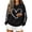 28#Black, variant on Oversized Sweatshirts for Women Lightweight Casual Pullover Crew Neck Tops Fashion Cute Print Long Sleeve Sweatshirt