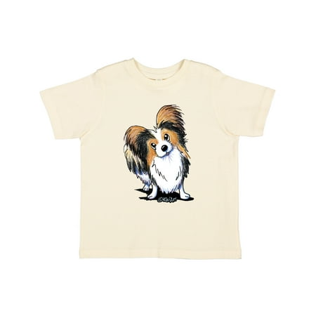 

Inktastic Tricolor Papillon Gift Toddler Boy or Toddler Girl T-Shirt