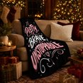 thumbnail image 3 of Autumn Pumpkin Bat Motif Inspirational Typographic Art, Festive autumn celebration Scene, Warm Flannel Blanket for Living Room and Reading Nook, Art Lovers autumn celebration Gift, Festive Home Decor, 3 of 9