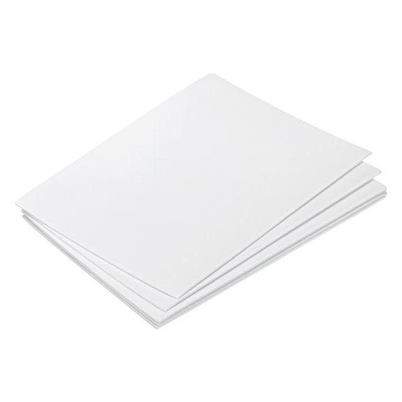 Uxcell 5Pcs EVA Foam Sheets 2mm Thickness for Art Crafts DIY White 2mm