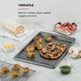 thumbnail image 5 of KitchenAid Aluminized Steel Nonstick 13x18-inch Baking Pan and Cookie Sheet Slider, Contour Silver, 5 of 8