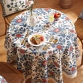 thumbnail image 3 of Mantel Patdrea Designer, tamaño pequeño, azul, para mesa redonda, 140 cm, 3 of 9