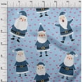 thumbnail image 3 of oneOone Rayon Light Blue Fabric Kawai Sewing Craft Projects Fabric Prints By Yard 56 Inch Wide-2M, 3 of 5