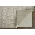 thumbnail image 4 of HomeRoots 514738 9 x 12 ft. Ivory Striped Hand Woven Rectangle Area Rug, 4 of 8