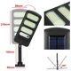thumbnail image 2 of 2-pack waterproof 213 led solar motion sensor lights for outdoor walls gardens streets terrace, 2 of 4