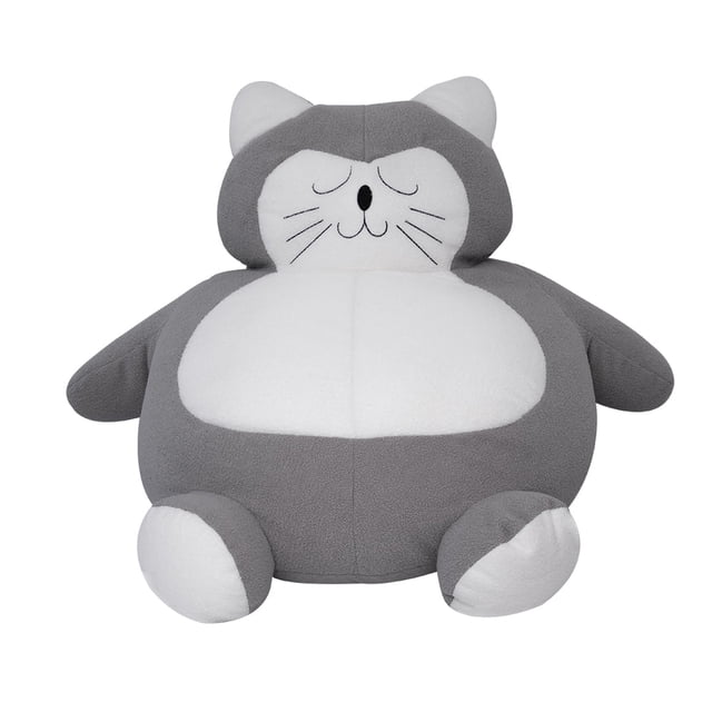 Sofá Tipo Puff Diseño Gato Gris 120 cm Ideen