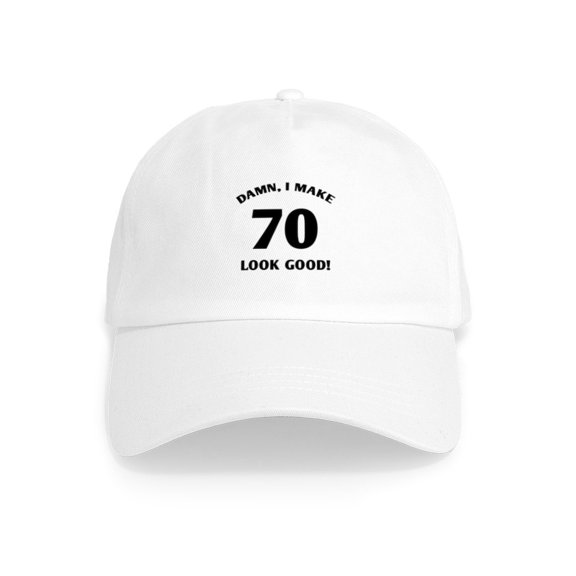 CafePress - Sexy 70Th Birthday Gift Cap - Adjustable 100% Brushed Unisex Casual Cotton Baseball Cap, Beige, 1