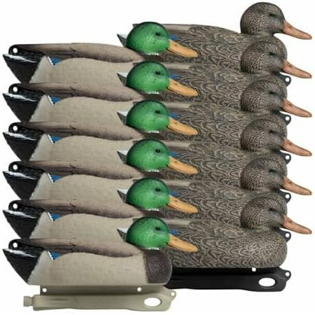 Hardcore Waterfowl Field Series Mallard Floater Decoys 12 Pack (6 Mallard Drakes & 6 Mallard Hens)