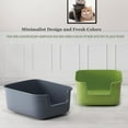 thumbnail image 5 of Large Cat Litter Box High Sided Entry Cat Litter Pan 50 x 40 x 22 CM, Anti-Splashing Deep Tall Cat Boxes for Indoor Cats Basics Kitty Litter Box (Grey), 5 of 8