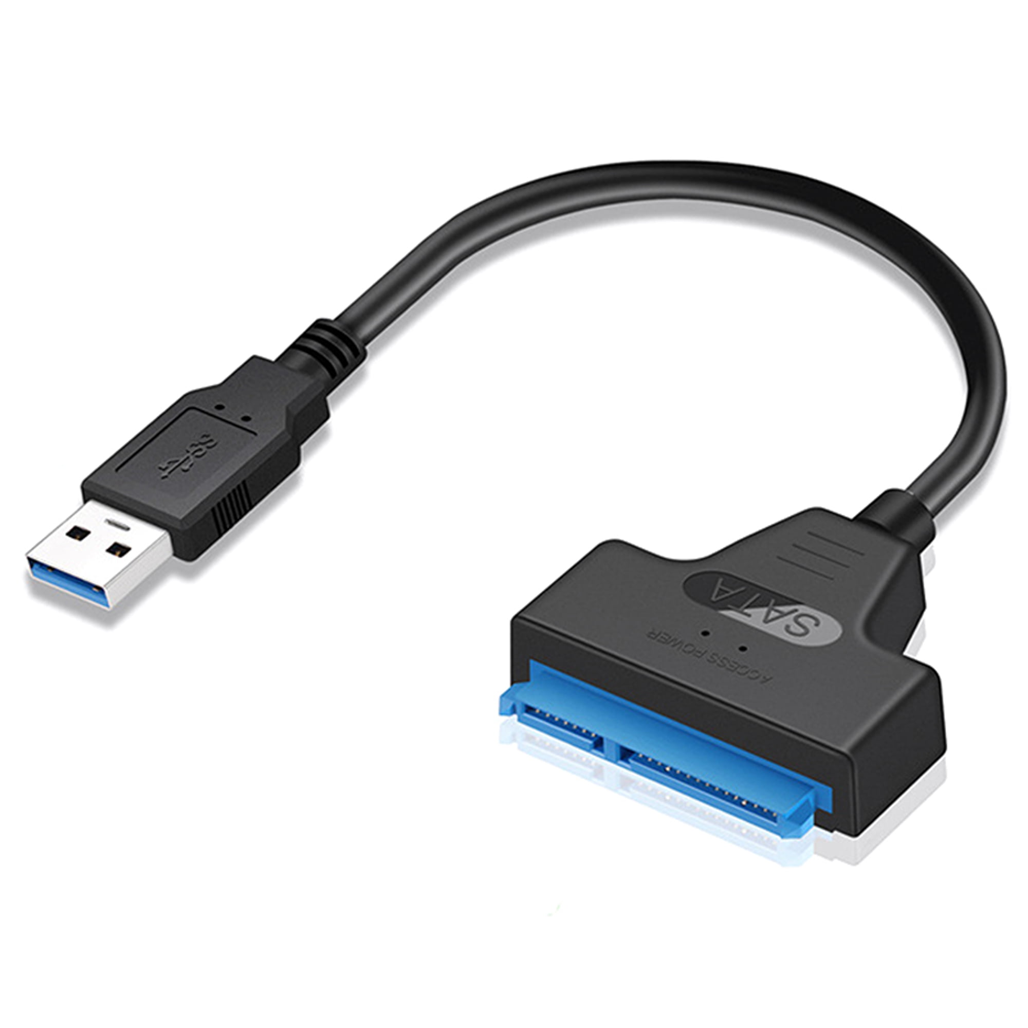 USB3.0 to SATA SSD Cable Durable Data Transfer Connection Line for HDDs SSD Solid State Hard Disks SATA CD ROMs Supports2.5/SATA2.0/ SATA3.0