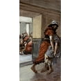 thumbnail image 2 of Tissot, James 14x24 White Modern Wood Framed Museum Art Print Titled - Jotham Is Saved, 2 of 4