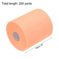 thumbnail image 2 of Unique Bargains 200 Yards Tulle Ribbon Rolls Netting Fabric Spools 6' Light Orange for Christmas Wrapping Wedding DIY, 2 of 5