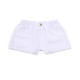 thumbnail image 1 of Kids Little Girls Denim Shorts High Waist Short Ripped Jeans for 2-8T, 1 of 5