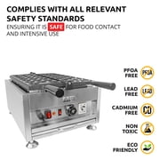 ALDKitchen Walnut-Shape Waffle Maker | Stuffed Waffle Iron | 23 Nut Waffles | 110V