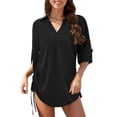 thumbnail image 1 of Youmylove Couverture de Maillot de Bain pour Femmes Couverture de Maillot de Bain Bikini Robe de Plage à Cordon Chemise de Plage Couverture de Maillot de Bain, 1 of 5