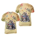 thumbnail image 3 of Maine Coon Celebrates Spring and Enjoys a Happy Easter All Over Print 3D Shirt Unisex Merch Cat Lover Kitten Owner Gifts - 02001, 3 of 6