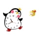 thumbnail image 5 of Reloj de pared,Reloj de pared silencioso y decorativo que no hace tictac,Reloj de pared silencioso de pingüino pequeño Reloj de madera,Estatua de serpiente de dibujos animados,Estatua de, 5 of 8