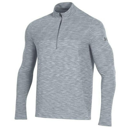 NEW Men's Under Armour 2020 Vanquish 1/4 Zip Golf Pullover Steel Novelty 2XL