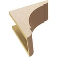 thumbnail image 6 of 6"W x 12"D x 12"H Classic Olympic Rough Cedar Woodgrain TimberThane Corbel, Primed Tan, 6 of 6