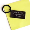 thumbnail image 3 of Amangny British Shorthair Cat Lover Gifts - Graduation Keychain for Friends, Family - Funny Quote 'I Love My British Shorthair Cat. People, Not So Much.', 3 of 3
