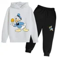 thumbnail image 3 of Nueva sudadera con capucha y pantalones con estampado de Mickey Mouse de Disney para niños de primavera, conjunto de ropa de alta calidad para niñas pequeñas, 3 of 5