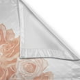 thumbnail image 3 of Ambesonne Peach Kitchen Curtains, Heart Shaped Blossoms, 55"x45", Salmon Peach, 3 of 3